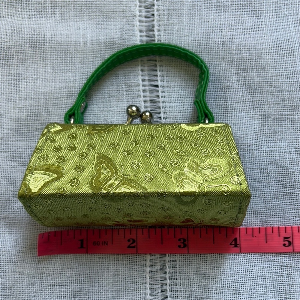 Tik.Tok Green Mini Bag with Butterfly Design - Picture 9 of 12